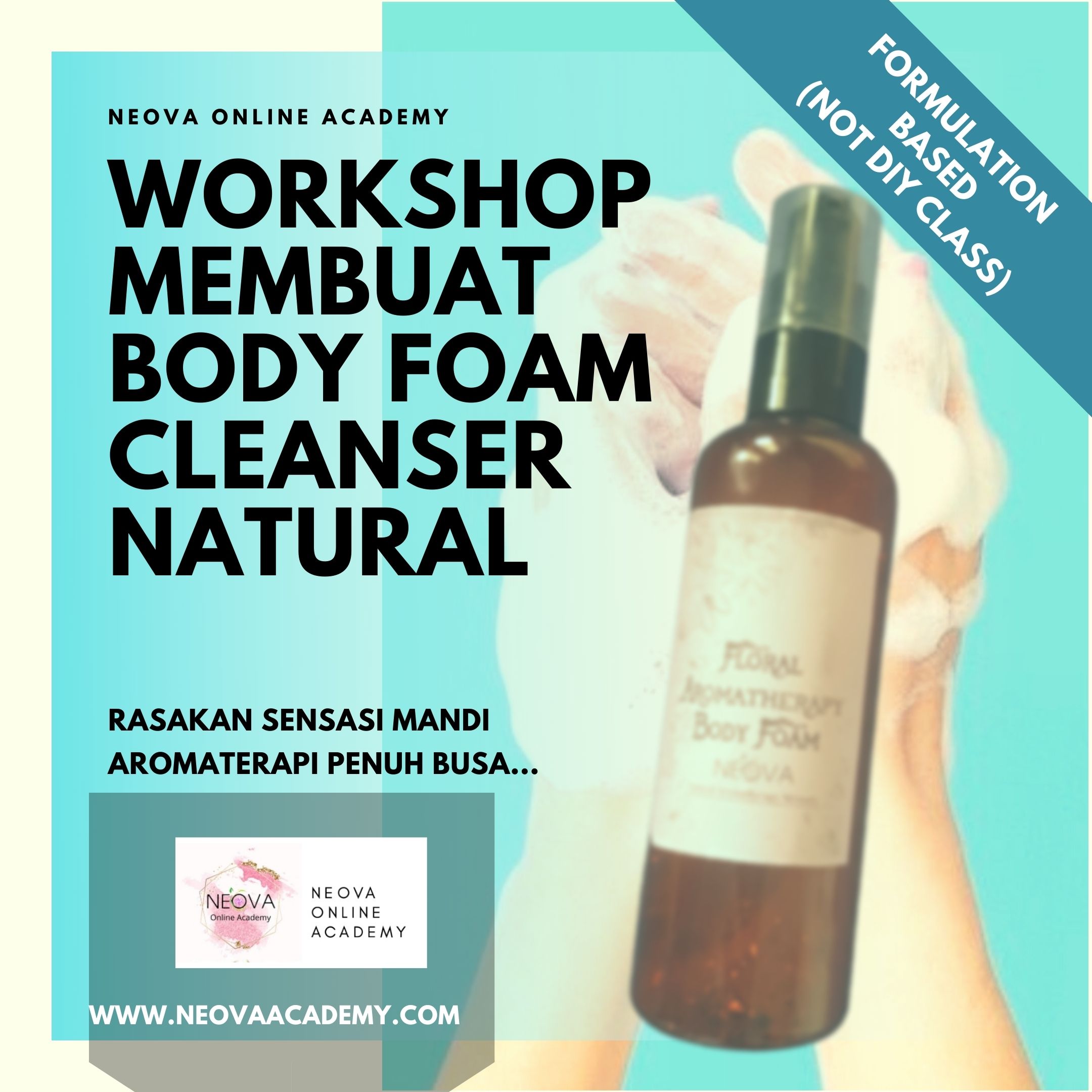 Workshop Body Foam Cleanser Aromaterapi Natural
